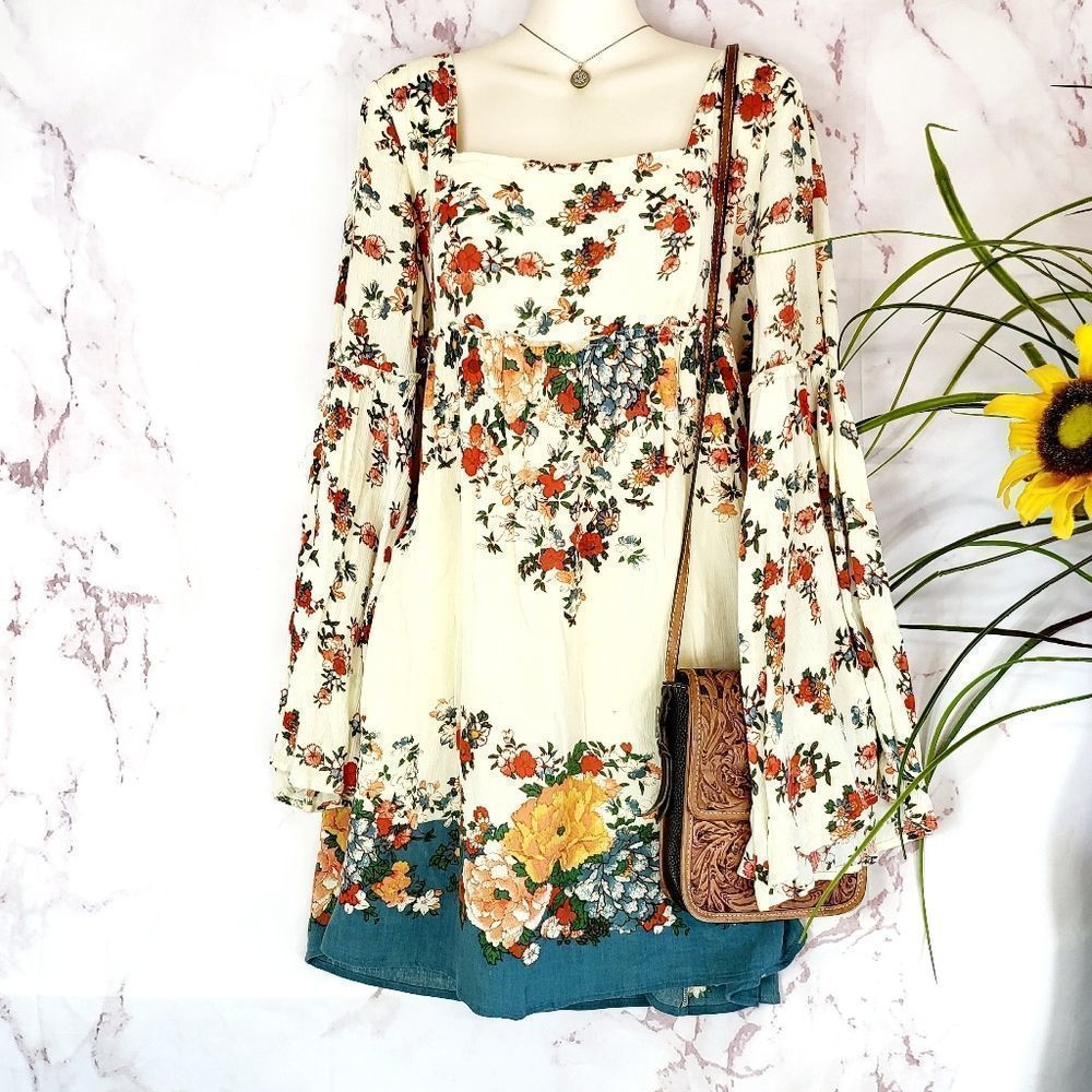 Free People Floral Boho Dress